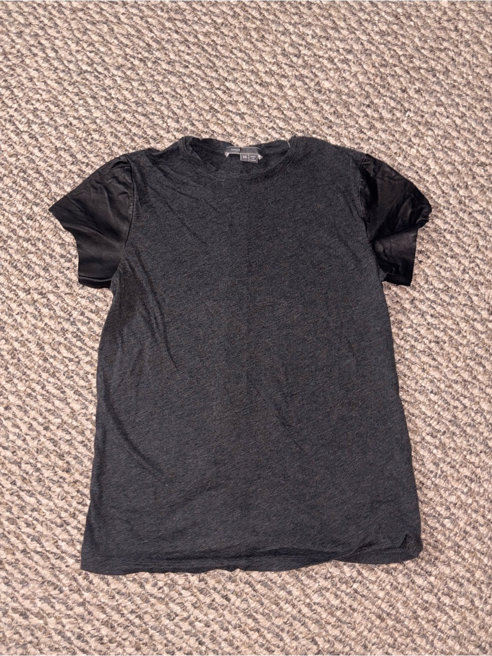 Vince Black Short Sleeve Tee
